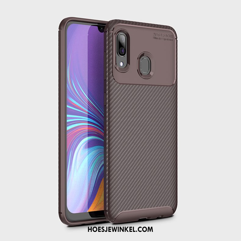 Samsung Galaxy A40 Hoesje Zacht Mobiele Telefoon Nieuw, Samsung Galaxy A40 Hoesje Anti-fall Persoonlijk Braun