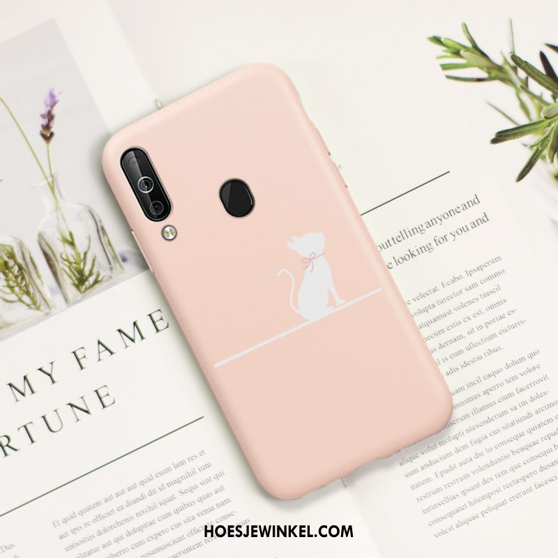 Samsung Galaxy A40s Hoesje Anti-fall Trend Kat, Samsung Galaxy A40s Hoesje Siliconen Dun