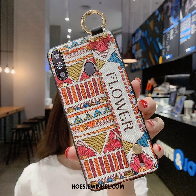 Samsung Galaxy A40s Hoesje Spotprent Lovers Trend, Samsung Galaxy A40s Hoesje Etnische Mobiele Telefoon