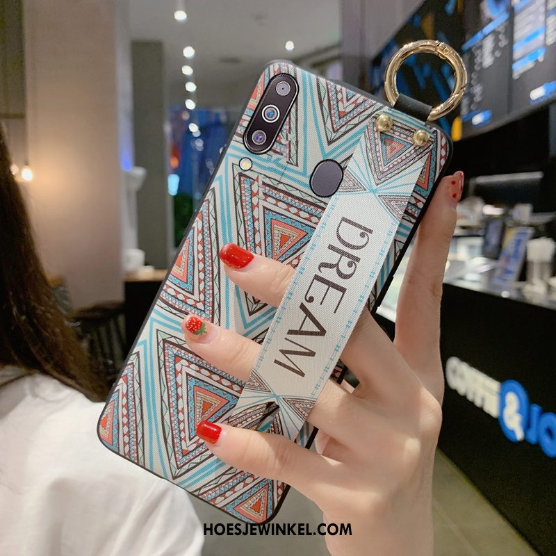 Samsung Galaxy A40s Hoesje Spotprent Lovers Trend, Samsung Galaxy A40s Hoesje Etnische Mobiele Telefoon