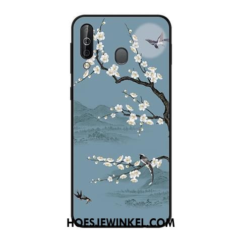 Samsung Galaxy A40s Hoesje Wind Mobiele Telefoon Roze, Samsung Galaxy A40s Hoesje Hoes Bescherming