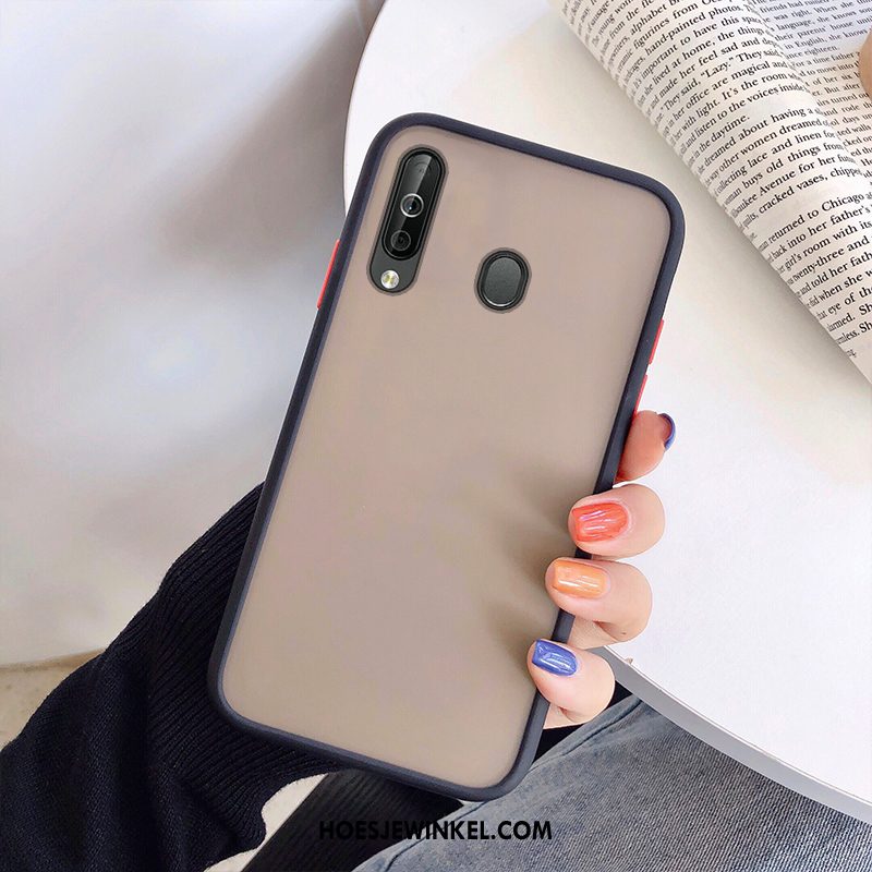 Samsung Galaxy A40s Hoesje Zwart Zacht Schrobben, Samsung Galaxy A40s Hoesje Net Red Trend