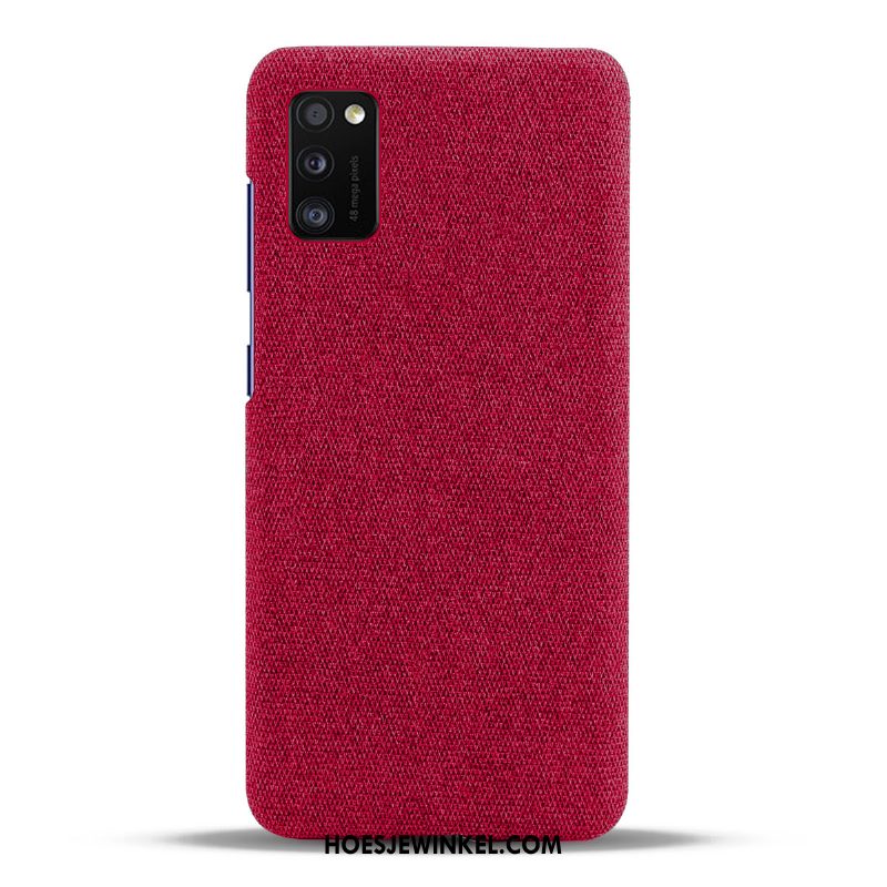 Samsung Galaxy A41 Hoesje Bescherming Tas Hoes, Samsung Galaxy A41 Hoesje Ster Rood