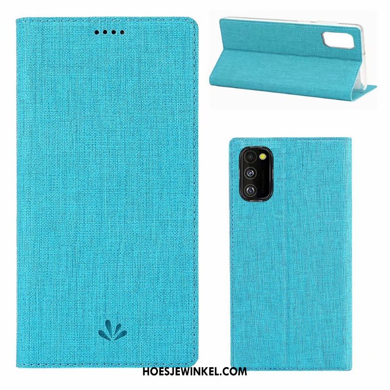 Samsung Galaxy A41 Hoesje Kaart Patroon Ondersteuning, Samsung Galaxy A41 Hoesje Doek All Inclusive