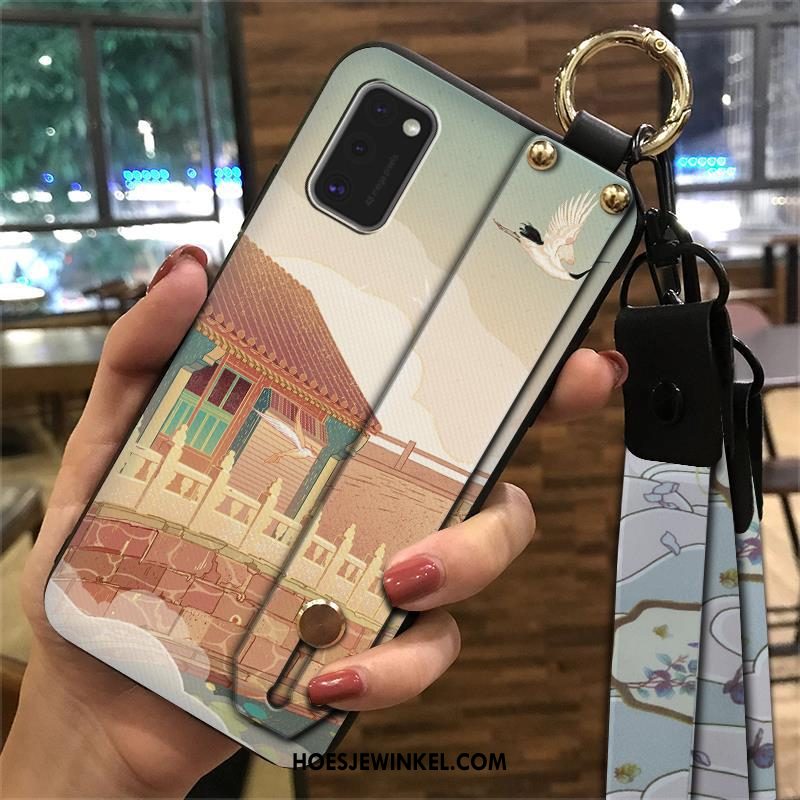 Samsung Galaxy A41 Hoesje Ondersteuning Mobiele Telefoon Hanger, Samsung Galaxy A41 Hoesje Bescherming Zacht