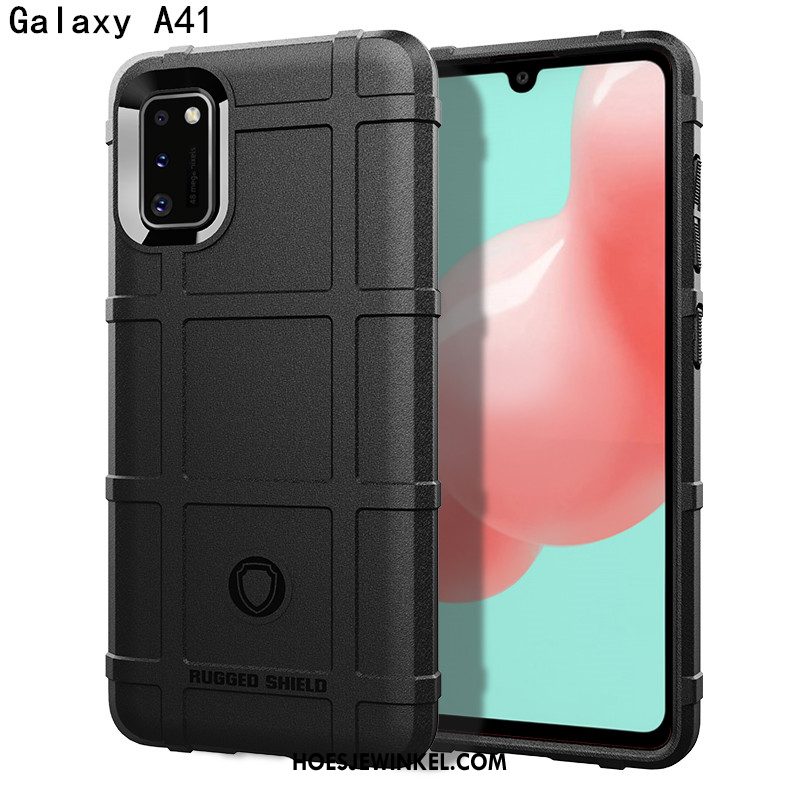 Samsung Galaxy A41 Hoesje Schrobben All Inclusive Siliconen, Samsung Galaxy A41 Hoesje Zacht Mobiele Telefoon