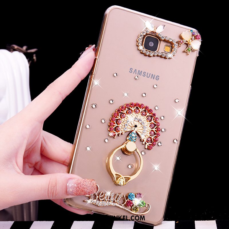 Samsung Galaxy A5 2016 Hoesje Doorzichtig Bescherming Hoes, Samsung Galaxy A5 2016 Hoesje Ster Met Strass Champagner Farbe