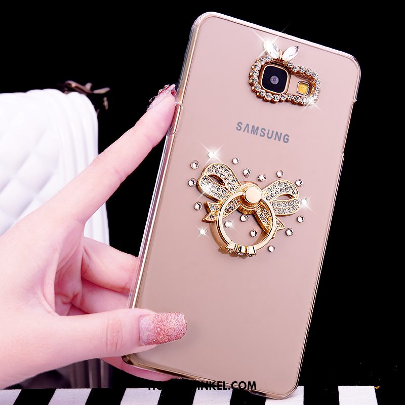 Samsung Galaxy A5 2016 Hoesje Doorzichtig Bescherming Hoes, Samsung Galaxy A5 2016 Hoesje Ster Met Strass Champagner Farbe