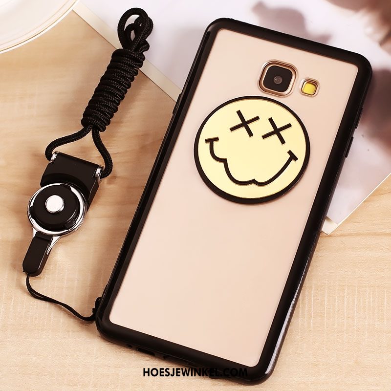 Samsung Galaxy A5 2016 Hoesje Hoes Doorzichtig Ster, Samsung Galaxy A5 2016 Hoesje Smiley Dun