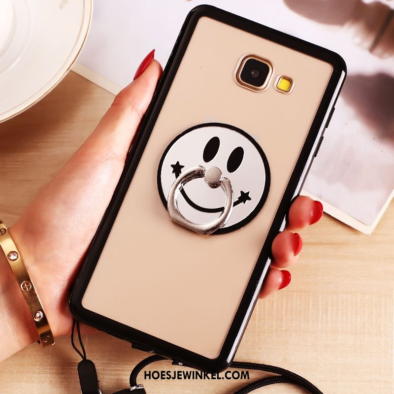 Samsung Galaxy A5 2016 Hoesje Hoes Doorzichtig Ster, Samsung Galaxy A5 2016 Hoesje Smiley Dun