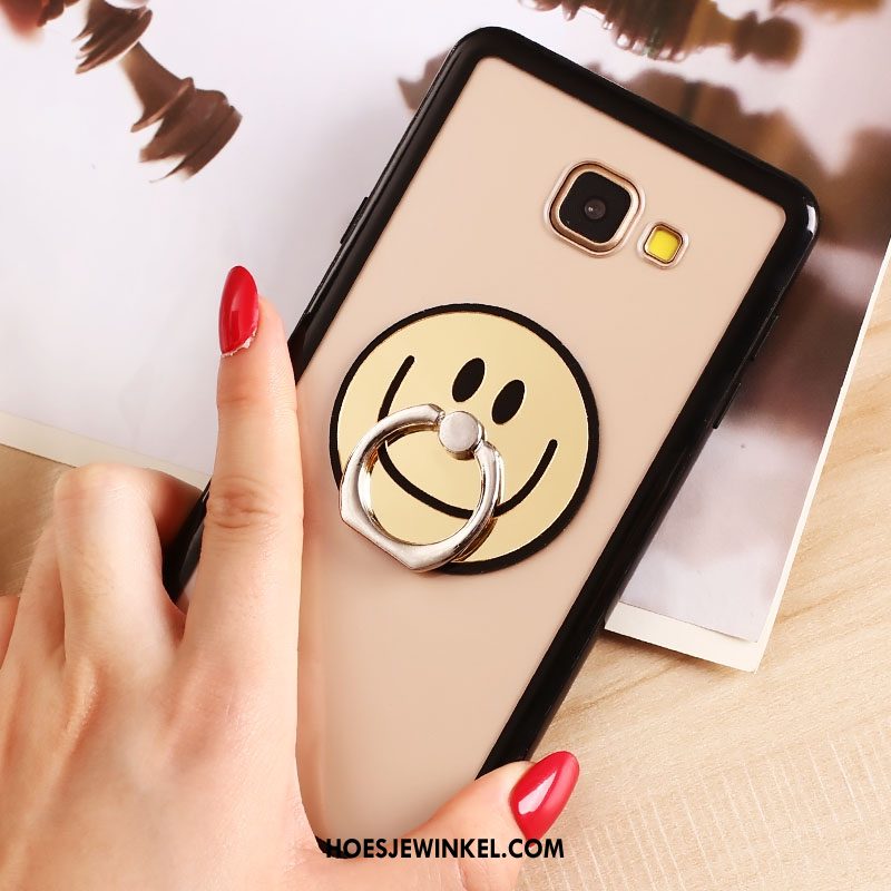 Samsung Galaxy A5 2016 Hoesje Hoes Doorzichtig Ster, Samsung Galaxy A5 2016 Hoesje Smiley Dun