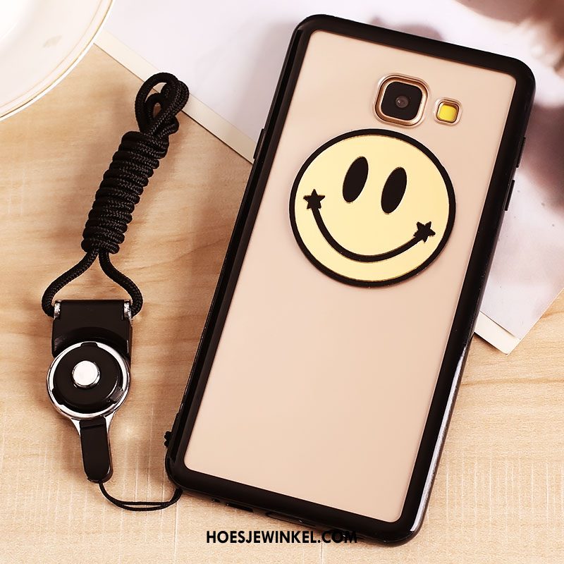 Samsung Galaxy A5 2016 Hoesje Hoes Doorzichtig Ster, Samsung Galaxy A5 2016 Hoesje Smiley Dun