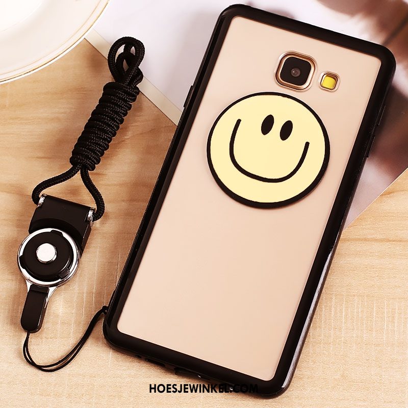 Samsung Galaxy A5 2016 Hoesje Hoes Doorzichtig Ster, Samsung Galaxy A5 2016 Hoesje Smiley Dun