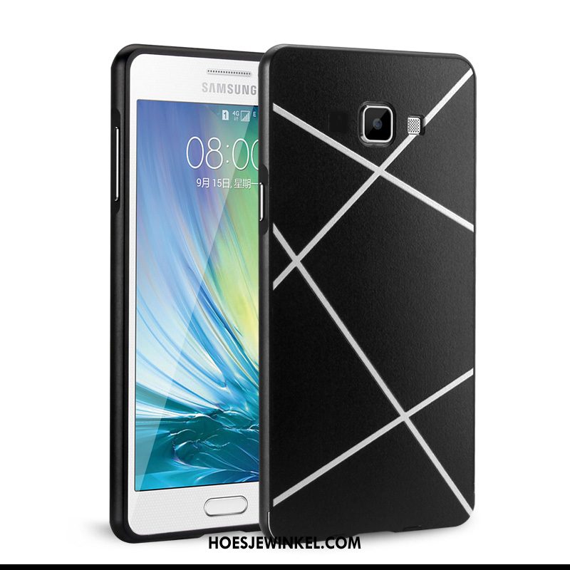 Samsung Galaxy A5 2016 Hoesje Metaal Rood Mobiele Telefoon, Samsung Galaxy A5 2016 Hoesje Spiegel Omlijsting