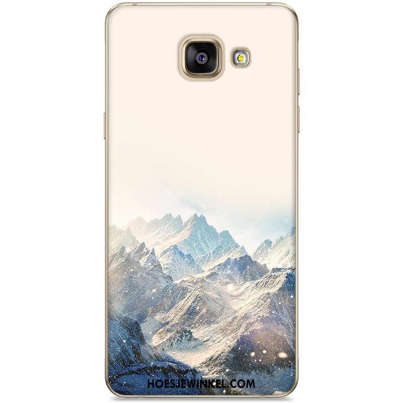 Samsung Galaxy A5 2016 Hoesje Mobiele Telefoon Blauw Hoes, Samsung Galaxy A5 2016 Hoesje Geschilderd Spotprent