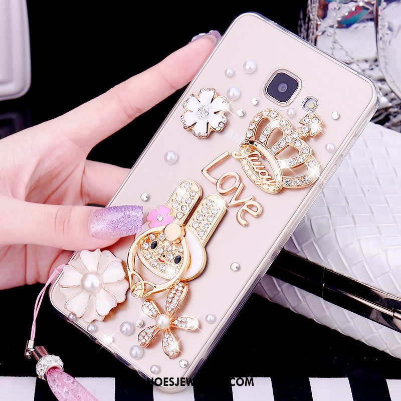 Samsung Galaxy A5 2016 Hoesje Siliconen Ster Mobiele Telefoon, Samsung Galaxy A5 2016 Hoesje Hoes Ring Champagner Farbe