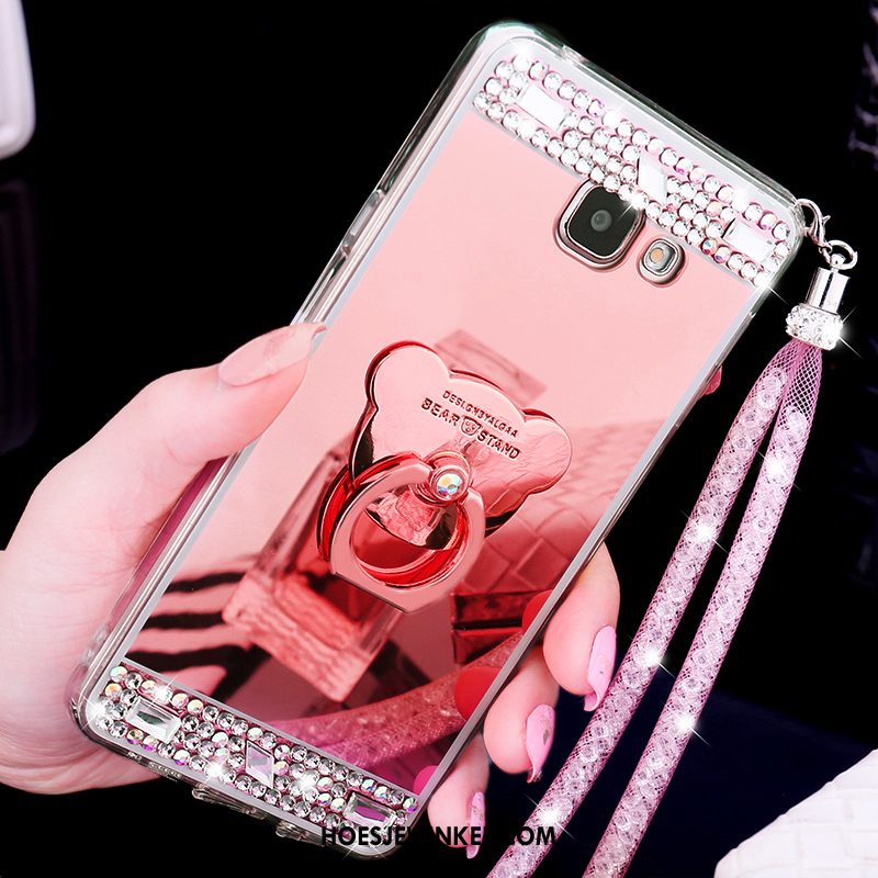 Samsung Galaxy A5 2017 Hoesje Bescherming Met Strass Hanger, Samsung Galaxy A5 2017 Hoesje Hoes Mobiele Telefoon Champagner Farbe