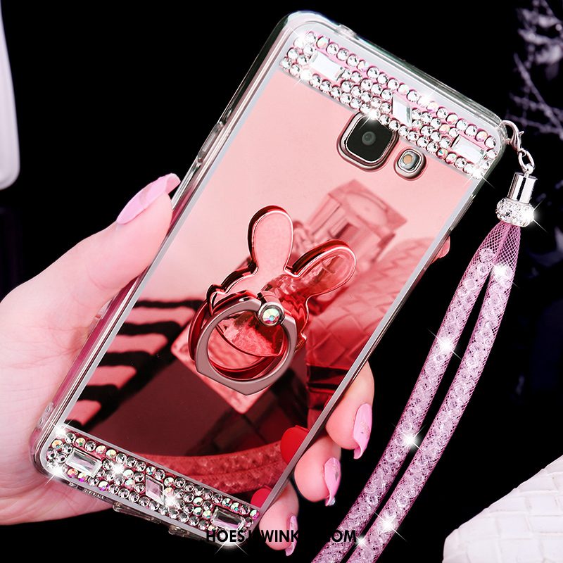 Samsung Galaxy A5 2017 Hoesje Bescherming Met Strass Hanger, Samsung Galaxy A5 2017 Hoesje Hoes Mobiele Telefoon Champagner Farbe