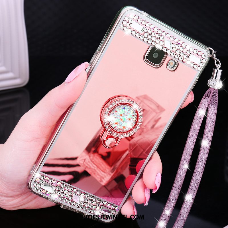 Samsung Galaxy A5 2017 Hoesje Bescherming Met Strass Hanger, Samsung Galaxy A5 2017 Hoesje Hoes Mobiele Telefoon Champagner Farbe