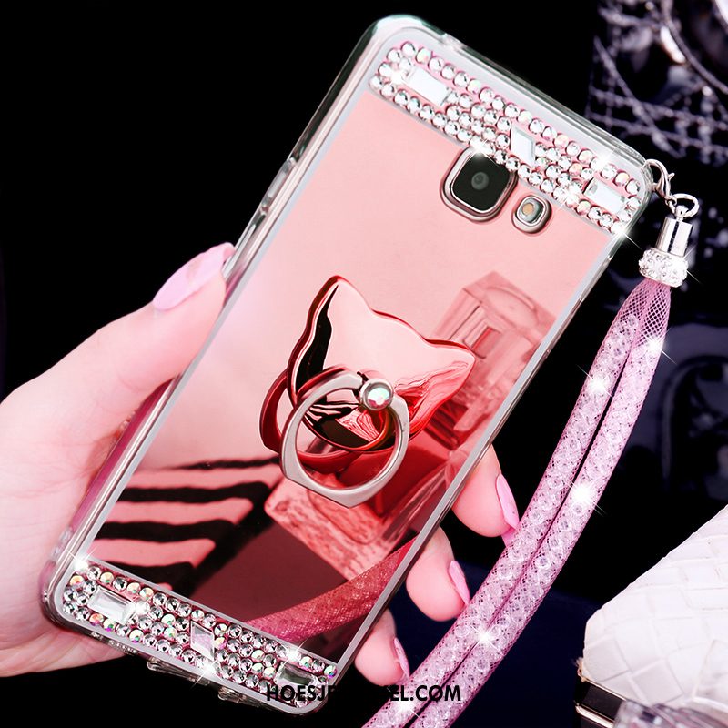 Samsung Galaxy A5 2017 Hoesje Bescherming Met Strass Hanger, Samsung Galaxy A5 2017 Hoesje Hoes Mobiele Telefoon Champagner Farbe