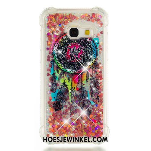 Samsung Galaxy A5 2017 Hoesje Roze Spotprent Mobiele Telefoon, Samsung Galaxy A5 2017 Hoesje Hanger Liefde