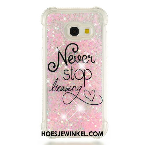 Samsung Galaxy A5 2017 Hoesje Roze Spotprent Mobiele Telefoon, Samsung Galaxy A5 2017 Hoesje Hanger Liefde