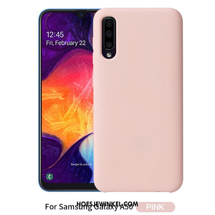 Samsung Galaxy A50 Hoesje Effen Kleur Nieuw Eenvoudige, Samsung Galaxy A50 Hoesje Bescherming Hoes