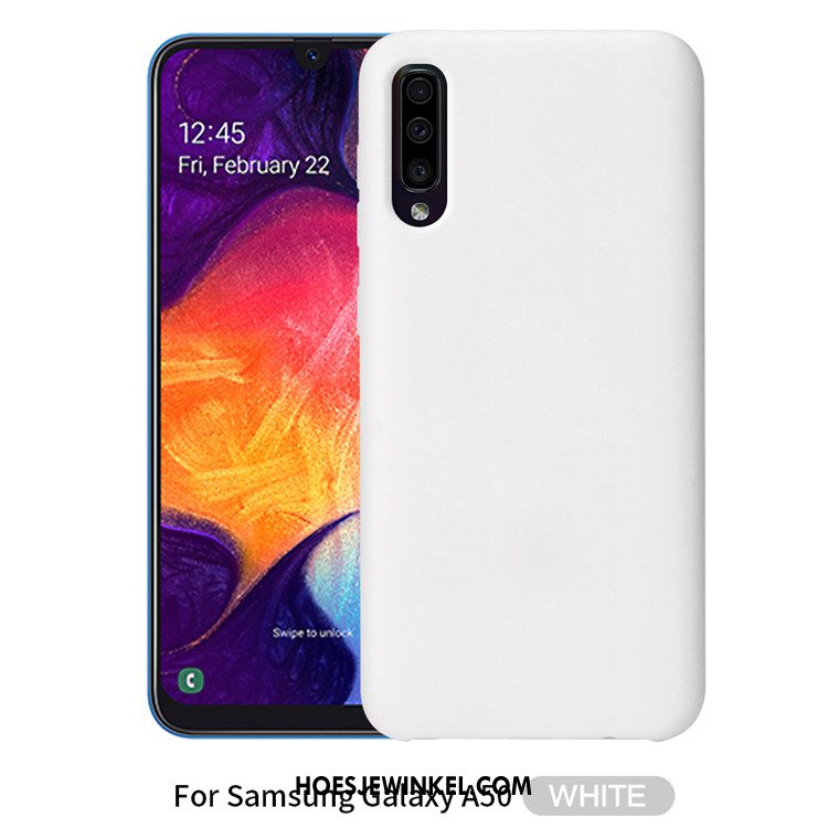 Samsung Galaxy A50 Hoesje Effen Kleur Nieuw Eenvoudige, Samsung Galaxy A50 Hoesje Bescherming Hoes