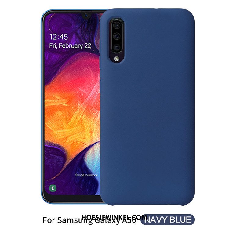 Samsung Galaxy A50 Hoesje Effen Kleur Nieuw Eenvoudige, Samsung Galaxy A50 Hoesje Bescherming Hoes