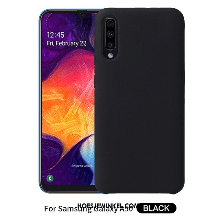 Samsung Galaxy A50 Hoesje Effen Kleur Nieuw Eenvoudige, Samsung Galaxy A50 Hoesje Bescherming Hoes