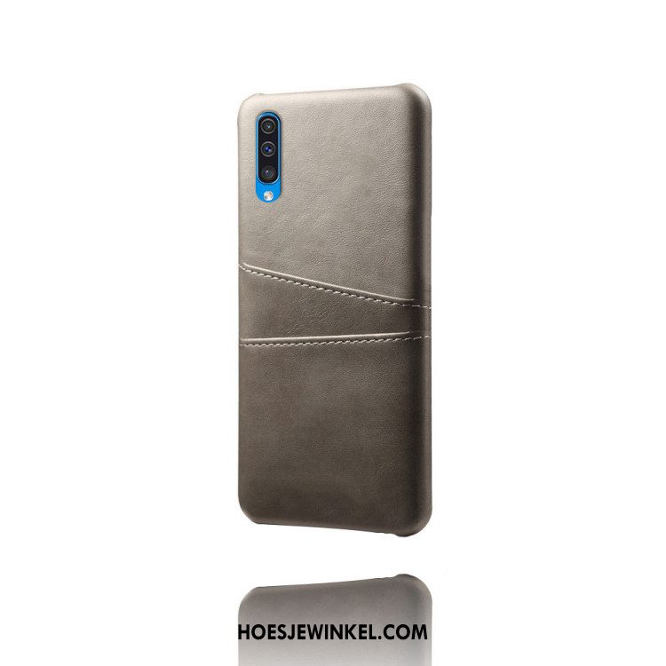 Samsung Galaxy A50 Hoesje Kaart Ster Nieuw, Samsung Galaxy A50 Hoesje Leren Etui Patroon