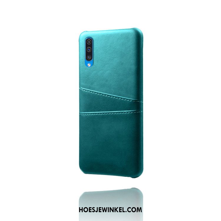 Samsung Galaxy A50 Hoesje Kaart Ster Nieuw, Samsung Galaxy A50 Hoesje Leren Etui Patroon