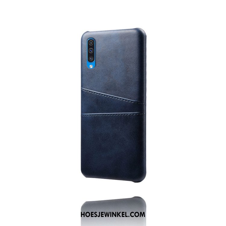 Samsung Galaxy A50 Hoesje Kaart Ster Nieuw, Samsung Galaxy A50 Hoesje Leren Etui Patroon