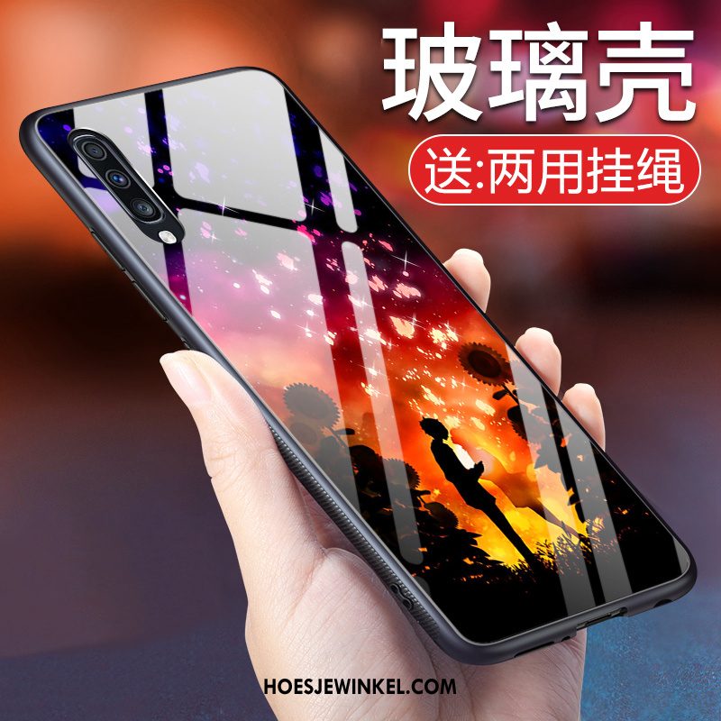 Samsung Galaxy A50 Hoesje Persoonlijk Siliconenhoesje Scheppend, Samsung Galaxy A50 Hoesje Eenvoudige Anti-fall