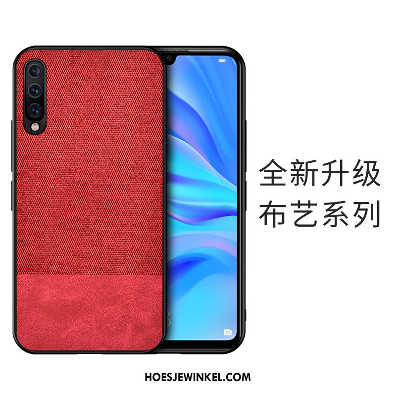 Samsung Galaxy A50 Hoesje Rood Mobiele Telefoon Trendy Merk, Samsung Galaxy A50 Hoesje Gemeenschappelijk Patroon