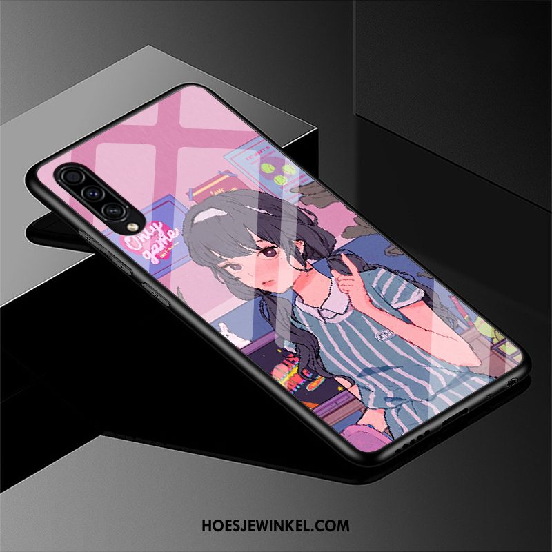 Samsung Galaxy A50s Hoesje Mooie Zwart Bescherming, Samsung Galaxy A50s Hoesje Hoes Ster