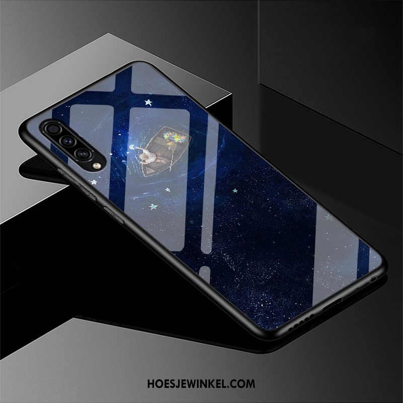 Samsung Galaxy A50s Hoesje Persoonlijk Bescherming Ster, Samsung Galaxy A50s Hoesje Glas All Inclusive