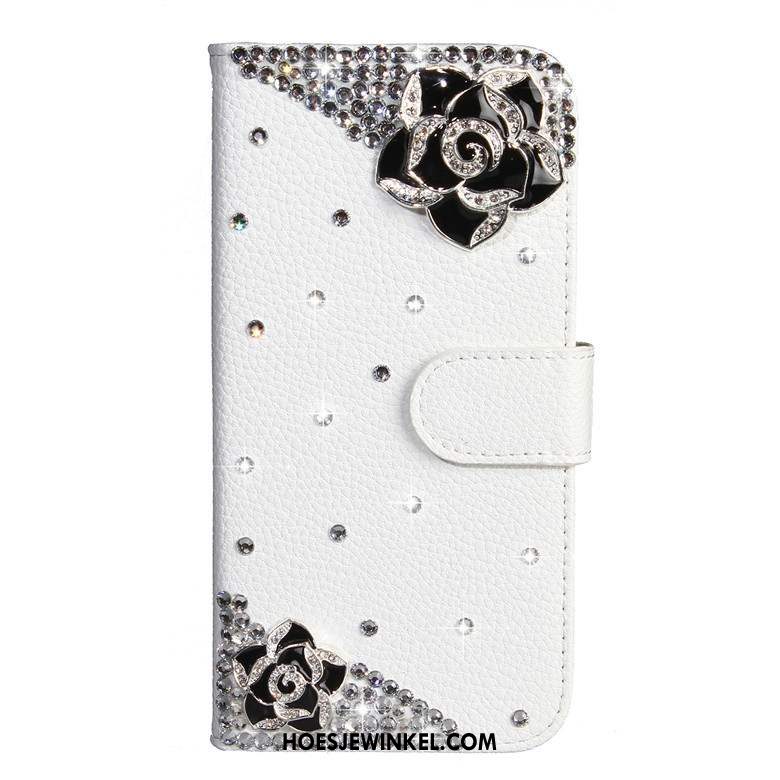 Samsung Galaxy A50s Hoesje Ster Vlinder Bloemen Leren Etui, Samsung Galaxy A50s Hoesje Mobiele Telefoon Bescherming