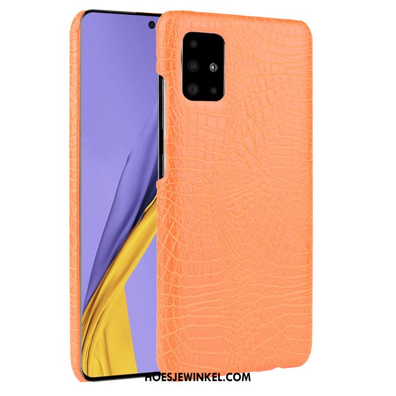 Samsung Galaxy A51 Hoesje Mobiele Telefoon Krokodillenleer Bedrijf, Samsung Galaxy A51 Hoesje Patroon Ster