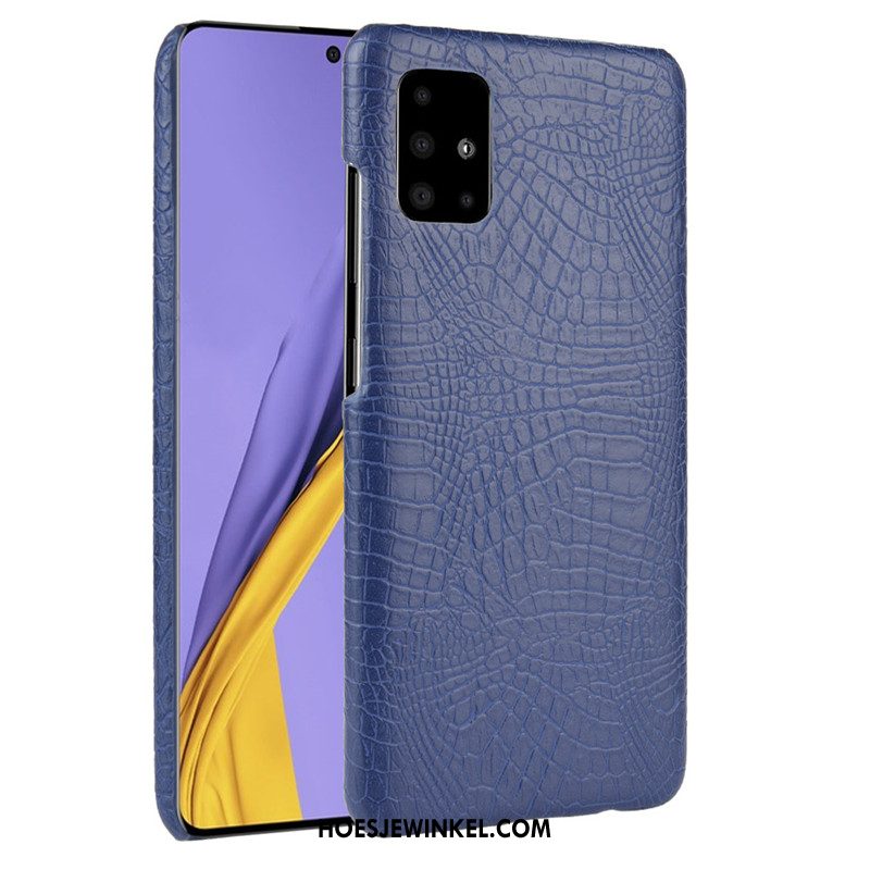 Samsung Galaxy A51 Hoesje Mobiele Telefoon Krokodillenleer Bedrijf, Samsung Galaxy A51 Hoesje Patroon Ster