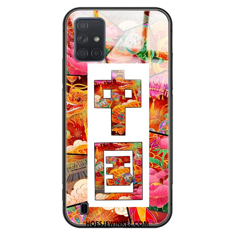 Samsung Galaxy A51 Hoesje Nieuw Chinese Stijl Hoes, Samsung Galaxy A51 Hoesje Dun Patroon