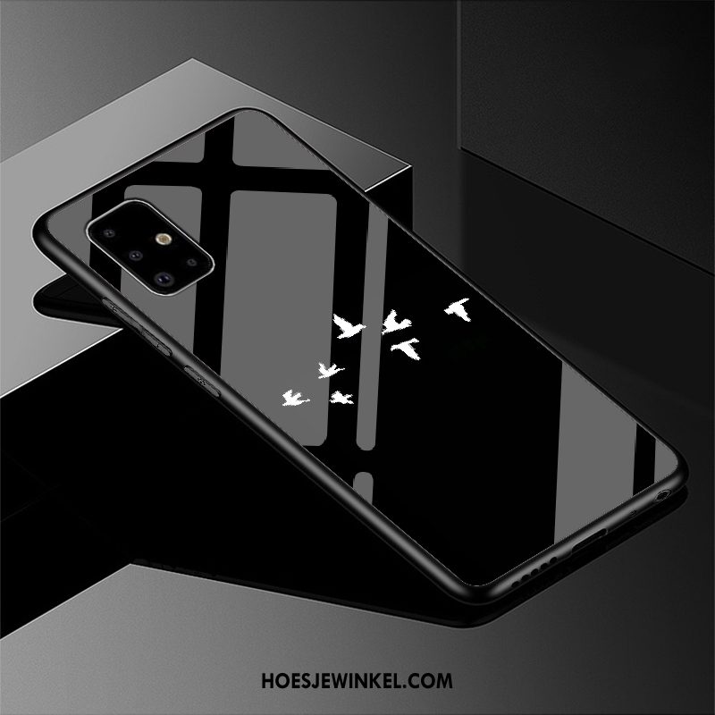 Samsung Galaxy A51 Hoesje Sterrenhemel Mobiele Telefoon Hoes, Samsung Galaxy A51 Hoesje Zwart Hard