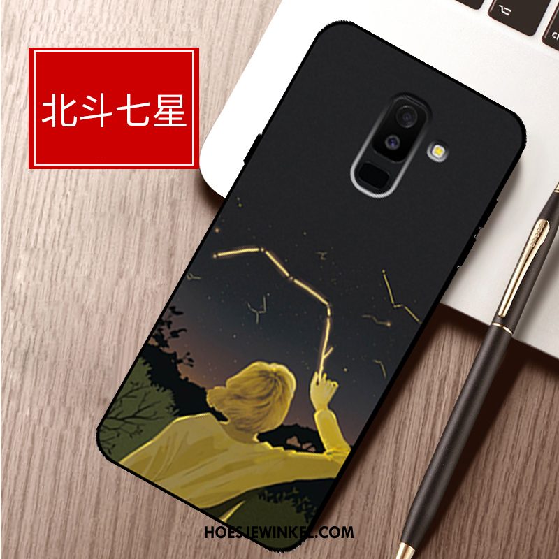 Samsung Galaxy A6+ Hoesje Bescherming Anti-fall Ster, Samsung Galaxy A6+ Hoesje Trend Hoes