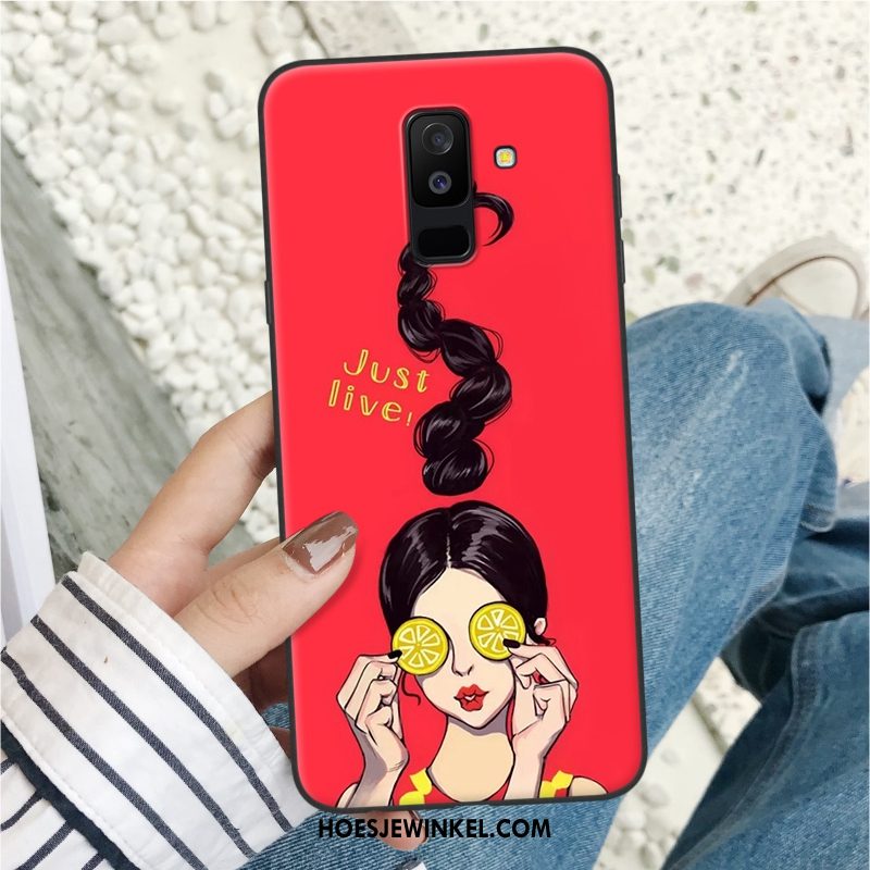 Samsung Galaxy A6+ Hoesje Bescherming Hoes Anti-fall, Samsung Galaxy A6+ Hoesje All Inclusive Mobiele Telefoon