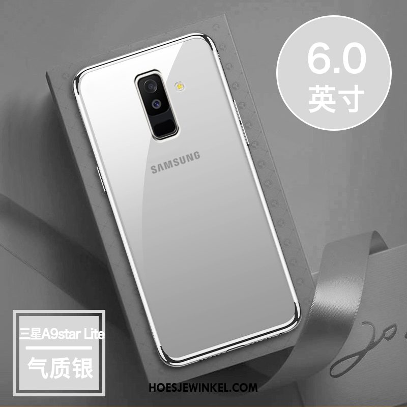 Samsung Galaxy A6 Hoesje Plating Dun Zacht, Samsung Galaxy A6 Hoesje Ster Mobiele Telefoon