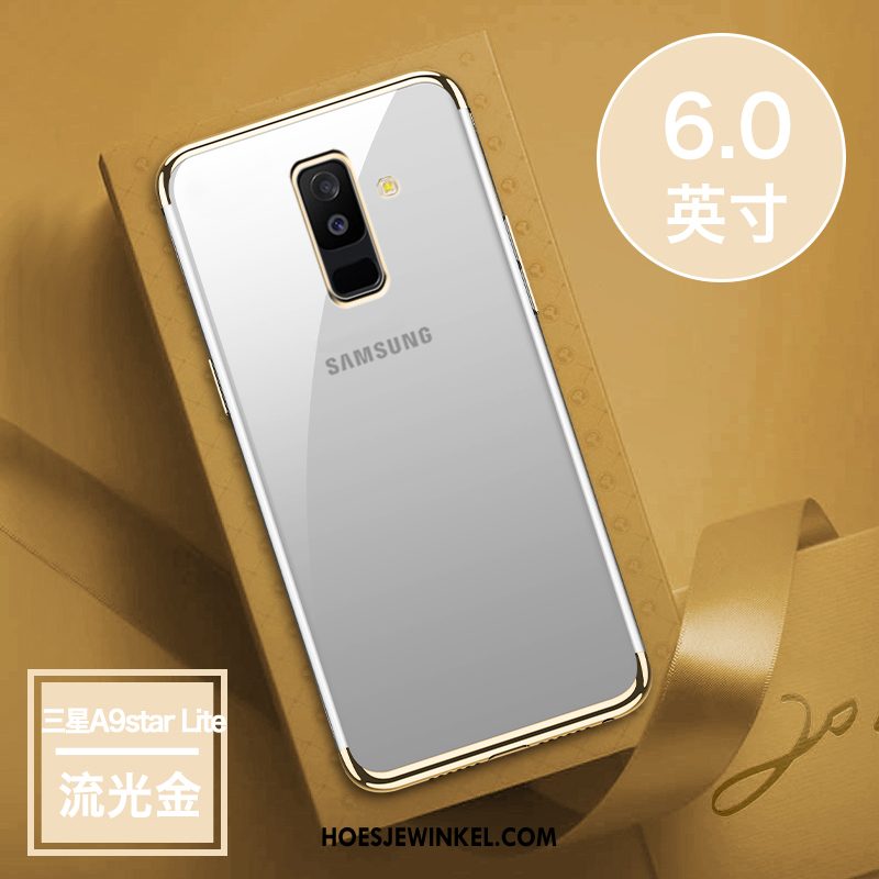 Samsung Galaxy A6+ Hoesje Ster Anti-fall Dun, Samsung Galaxy A6+ Hoesje Zacht Plating