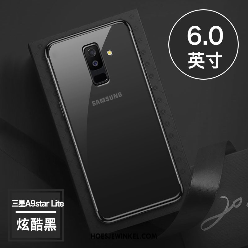 Samsung Galaxy A6+ Hoesje Ster Anti-fall Dun, Samsung Galaxy A6+ Hoesje Zacht Plating