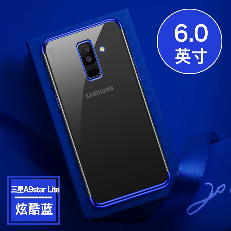 Samsung Galaxy A6+ Hoesje Ster Anti-fall Dun, Samsung Galaxy A6+ Hoesje Zacht Plating