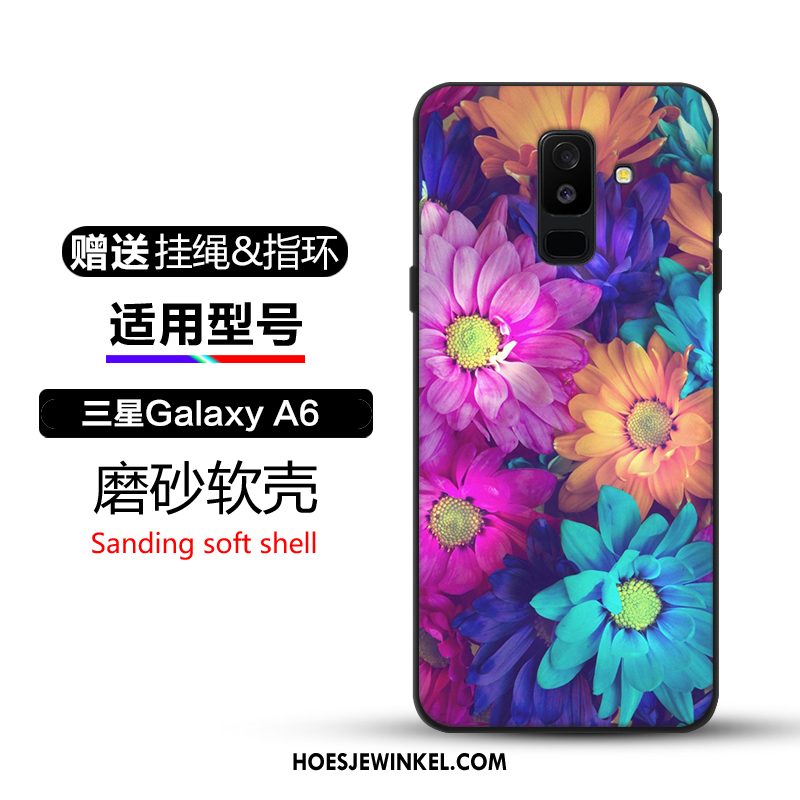 Samsung Galaxy A6+ Hoesje Ster Anti-fall Hoes, Samsung Galaxy A6+ Hoesje Bescherming Scheppend