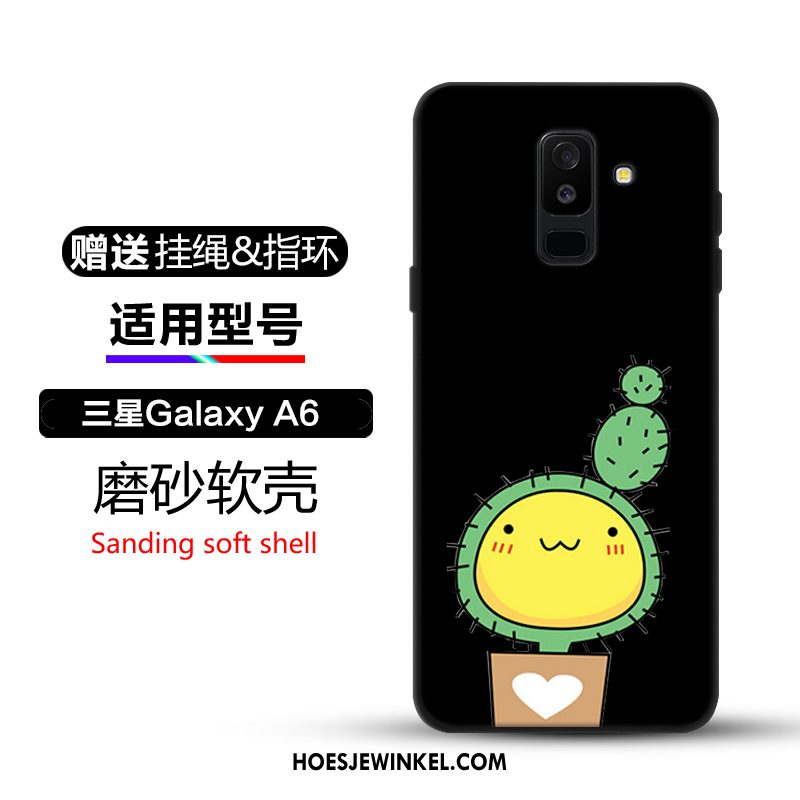 Samsung Galaxy A6+ Hoesje Ster Anti-fall Hoes, Samsung Galaxy A6+ Hoesje Bescherming Scheppend